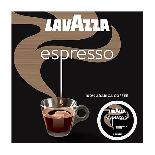 제네릭 Lavazza Espresso Single-Serve Coffee K-Cups for Keurig Brewer, Medium Roast, 88 capsules Value Pack, 100% Arabica