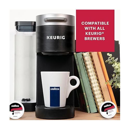 제네릭 Lavazza Classico Single-Serve Coffee K-Cups for Keurig Brewer, Medium Roast, 88 capsules Value Pack, 1