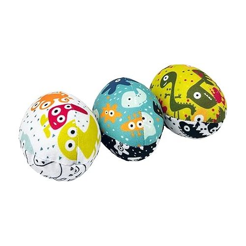 제네릭 MamaRoo Replacement Toy Balls for Mamaroo 4moms Swing,More Choices for Interactive and Reversibletoy Balls That Complement The MamaRoo with Dark Grey Cool Mesh Fabric.