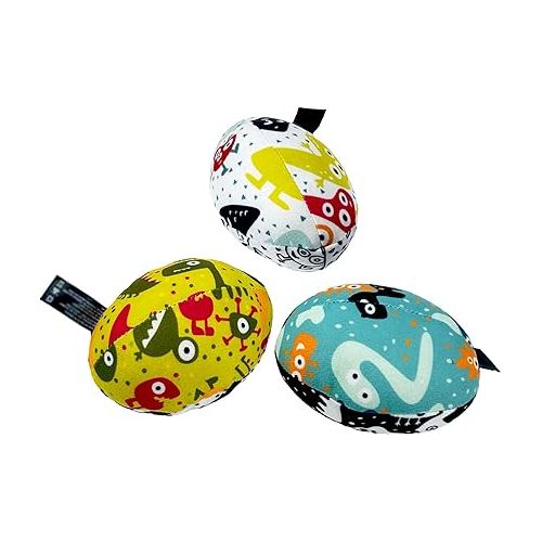 제네릭 MamaRoo Replacement Toy Balls for Mamaroo 4moms Swing,More Choices for Interactive and Reversibletoy Balls That Complement The MamaRoo with Dark Grey Cool Mesh Fabric.