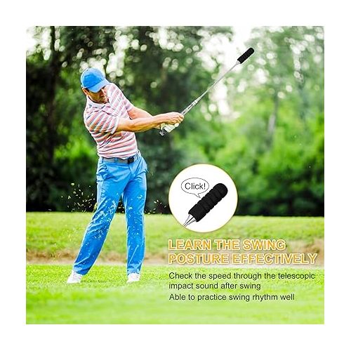 제네릭 At Home Premium Golf Swing Trainer, Retractable - For Home or Traveling - Use as Standalone Impact Trainer OR Compatible with Blast Motion, Phigolf, TruGolf Mini Mobile Golf Simulator