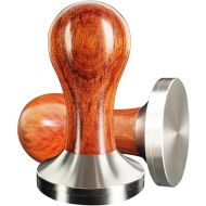 51mm Espresso Tamper, Coffee Tamper 51mm, Espresso Coffee Tampers For 51mm Portafilters, Solid wood, Stainless Steel Base