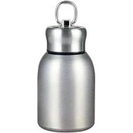 Mini Vacuum Insulated Tumbler Small Stainless Steel Thermal Bottle Water Flask Thermos For Hot and Cold Drinks Travel Coffee Mug 10.2 oz/300ml Silver