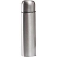 Stainless Steel Thermal Bottle Thermos for Hot and Cold Drinks Travel Coffee Mug with Cup Water Flask Vacuum Insulated Tumbler 17 oz/500ml （Silver）