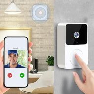 Smart Doorbell - Smart Wireless Remote Video Doorbell, 2024 Newly Intelligent Visual Doorbell, Home HD Night Vision WiFi Security Door Doorbell, for Home & Office