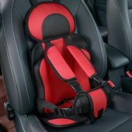 Asientos de coche portatiles - asientos de coche de la estacion, accesorios de asiento de coche, asiento de coche para ninos acolchado 6 Month a 4 Year (Rojo)