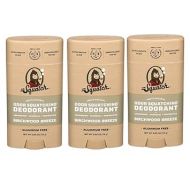 Doctor Squatch Natural Deodorant for Men NEW VERSION 3 Pack Birchwood Breeze - Odor-Squatching Men's Deodorant Aluminum Free (2.65 oz, 3 Pack)