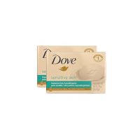 Dove Bath Bars, Sensitive Skin, Unscented, 2.6oz (2 Bars)