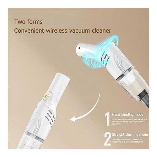 제네릭 Stick Vacuum Cleaner Today 2024 with 30 Mins Long Runtime Lightweight Vacuum Cleaner for Carpet and Hardwood Floor Pet Hair Sales Today Clearance