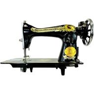 Yamata Bee Butterfly Flat Bed Mechanical Sewing Machine (FY2-1 W/Hand Crank)