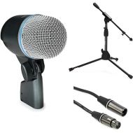 Shure Beta 52A Kick Drum Microphone Pack with Stand and Cable