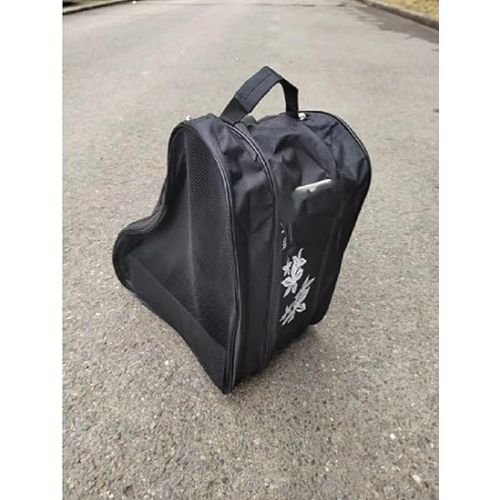 제네릭 Ice Skate Bag with Adjustable Shoulder Strap, Breathable Oxford Cloth Skating Shoes Storage Bag, Fits Ice Skates, Quad Skates, Inline Skates for Women Men and Adults Roller Skate Accessories