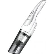 Handheld Vacuum, Car Hand Vacuum Cleaner Cordless, Mini Portable Rechargeable Vacuum Cleaner with 2 Filters, White