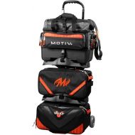 Motiv Bowling Vault 6-Ball Roller - Black/Orange