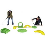 My Mini Golf Professional Set - Deluxe Edition - Miniature Golf Set - Backyard Mini Golf - from InTheHoleGolf, Yellow & Green