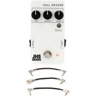 JHS 3 Series Hall Reverb Pedal with 3 Patch Cables