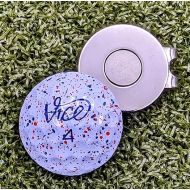 Vice Pro Drip Real Golf Ball Marker with Magnetic hat Clip - Red and Blue
