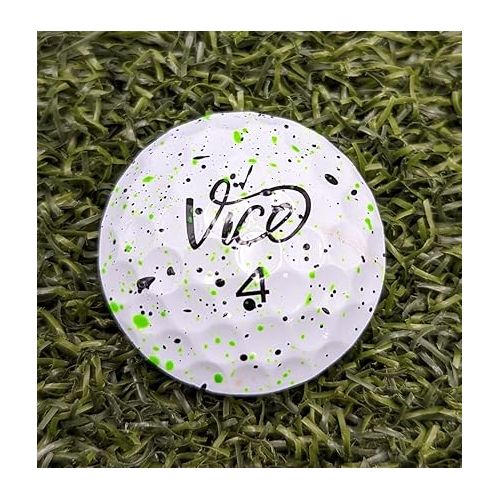 제네릭 Vice Pro Drip Real Golf Ball Marker with Magnetic Hat Clip - Black & Green