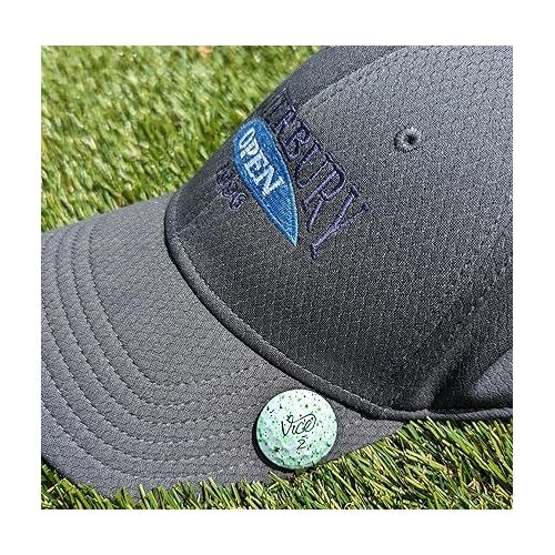 제네릭 Vice Pro Drip Real Golf Ball Marker with Magnetic Hat Clip - Black & Green