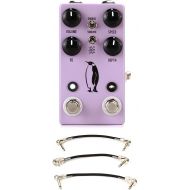 JHS Emperor V2 Chorus/Vibrato Pedal with Tap Tempo with 3 Patch Cables