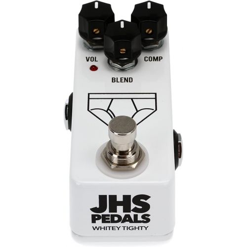 제네릭 JHS Whitey Tighty Mini FET Compressor Pedal with 3 Patch Cables