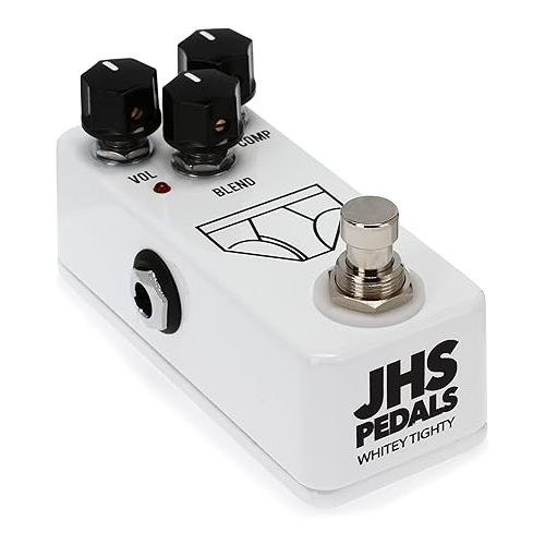 제네릭 JHS Whitey Tighty Mini FET Compressor Pedal with 3 Patch Cables