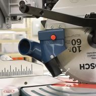 Dust Collection Upgrade for Bosch Axial Glide Miter Saw 10in | Made in the USA