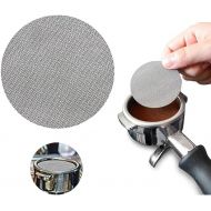 2pcs Espresso Puck Screen - 51mm,1.7mm Thickness 150μm Espresso Filter Screen - Mesh Coffee Reusable Filter For Espresso Portafilter Filter Basket 51mm - Made With 316 Stainless Steel (51MM)