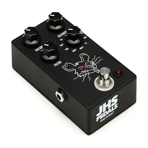 제네릭 JHS PackRat 9-way Rodent-style Distortion Pedal with 3 Patch Cables