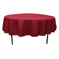 Generic OWS 60 Inch Burgundy Round Polyester Table Cloth Table Cover Wedding Party Event - 20 Pc