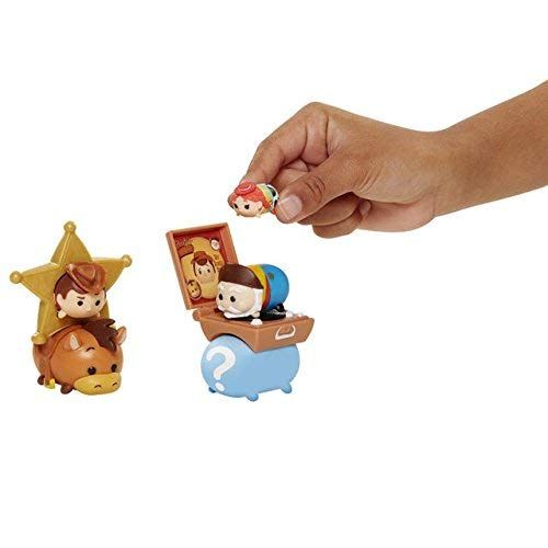 제네릭 Generic Roundup Tsnowy Frozen Pack Anna Elsa Olaf Toy Story Figures Bundled Woody / Jessie Bullseye & Stinky Friends Edition Tsum Collection Character Pack 2 Items