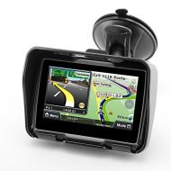 Generic Rage - All Terrain IPX7 Waterproof Motorcycle GPS Navigation System (4.3 Inch, 4GB, Bluetooth, Black)