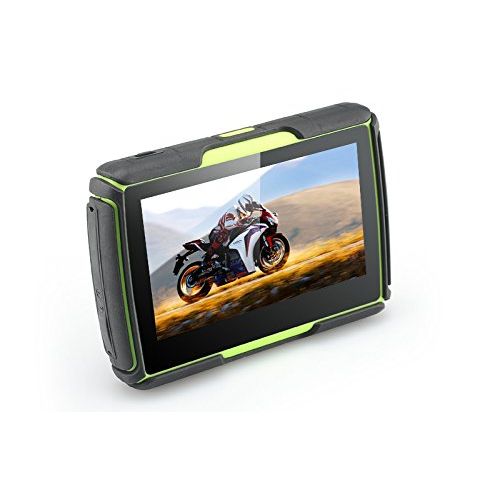 제네릭 Generic Rage - All Terrain IPX7 Waterproof Motorcycle GPS Navigation System (4.3 Inch, 4GB, Bluetooth, Green)