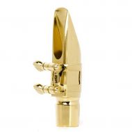 Generic Alto Sax Saxophone Mouthpiece #6 with Cap and Ligature Golden