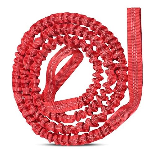 제네릭 The Original Bike Bungee Tow Rope for Kids Cycling Stretch Pull Strap for Riding Further with Your Child Compatible with Bicycle Suitable for outdoor parent-child travel, Bicycle teaching for children