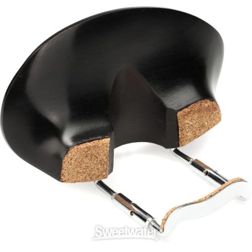 제네릭 Generic Flesch Flat Violin Chin Rest - 4/4 Size, Ebony