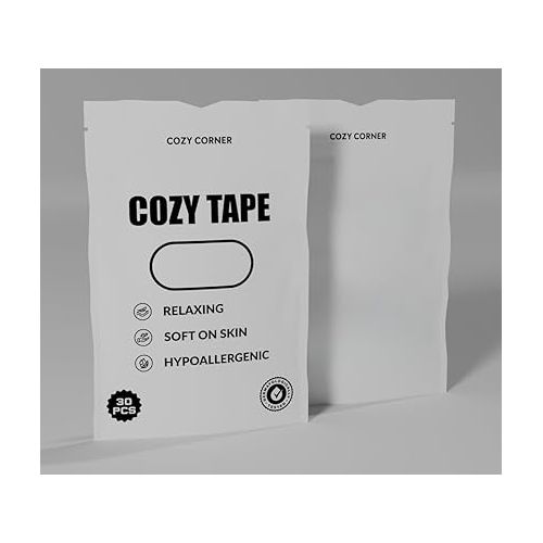 제네릭 Adhesive Cotton Strips - (30 Pack) - Gentle On Skin, Pain Free Removal, Hypoallergenic, Latex Free -Strong Hold Strips - Gentle Strips for Sensitive Skin - Pain Free Removal - Medical Grade