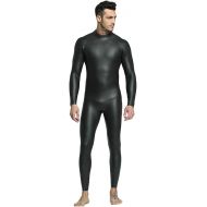 Mens 3mm CR Triathlon Wetsuit Ultra Elastic Leather Smooth Skin Wetsuits Full Wetsuit Open Water CR Neoprene Cold Water