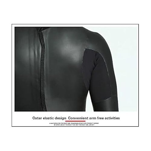 제네릭 Mens 3mm CR Triathlon Wetsuit Ultra Elastic Leather Smooth Skin Wetsuits Full Wetsuit Open Water CR Neoprene Cold Water