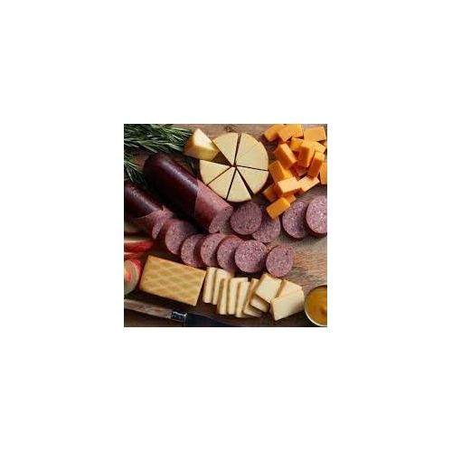 제네릭 Classic Epicurean Meat & Cheese Charcuterie Board - Sausage Meat and Cheese Gift or Charcuterie Kit