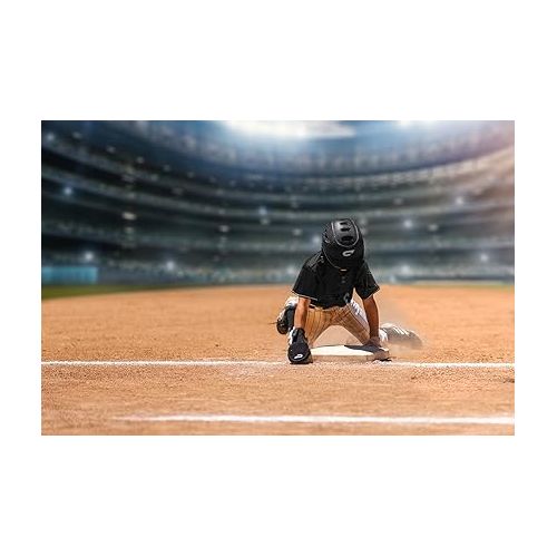 제네릭 Credenz Baseball and Softball Sliding Mitt - Premium Neoprene, Durable Board Insert, Fits Both Hands, Unique Strap, Comfortable and Lightweight