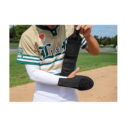 제네릭 Baseball Sliding Mitt - Ergonomic Design, Easy On & Off, Protective Baseball Softball Glove with Wrist Guard for Base Runners