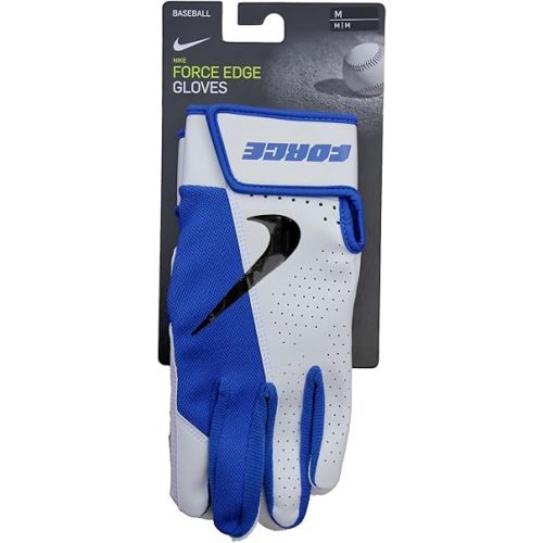 제네릭 Nike Force Edge Men's Baseball Gloves - Blue/White - Medium