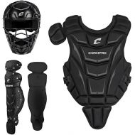 Youth Catcher's Gear Set 2.0 - Catcher's Helmet, Chest Protector & Leg Guards