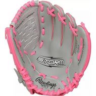 Rawlings Girls' Storm Series 10 in. T-Ball Softball/Baseball Glove, Right-Hand Throw