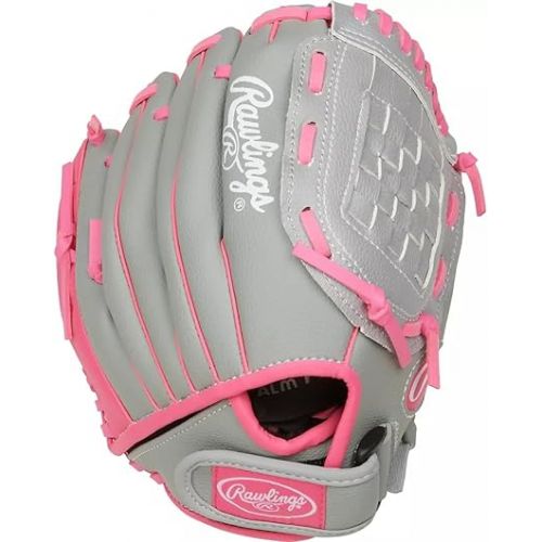 제네릭 Rawlings Girls' Storm Series 10 in. T-Ball Softball/Baseball Glove, Right-Hand Throw