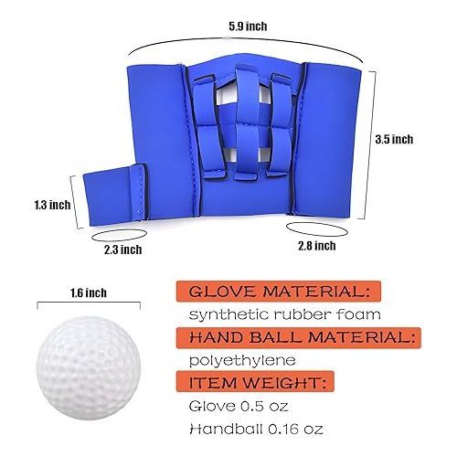 제네릭 Training Glove for Baseball & Softball Set of 8 - Perfect for Kids, Adults, and Teens - Improve Hand-Eye Coordination & Placement - Lightweight - Catch Golf-Sized Practice Balls