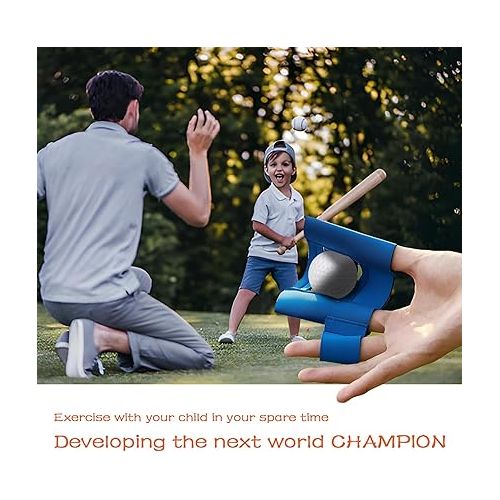 제네릭 Training Glove for Baseball & Softball Set of 8 - Perfect for Kids, Adults, and Teens - Improve Hand-Eye Coordination & Placement - Lightweight - Catch Golf-Sized Practice Balls