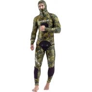 7mm Yamamoto Neoprene Wetsuit Men Scauba Diving Spearfishing Open Cell Suit Hoodie Camouflage Sealed Two Piece Freediving