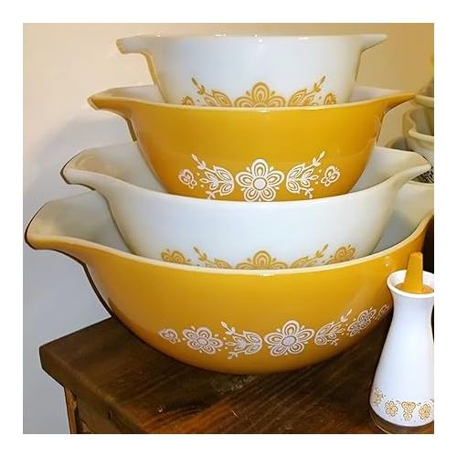 제네릭 8 Pieces Display Stands for Pyrex Bowls Bowl Stands Bowl Display Stands for Cabinet Organizer Plastic